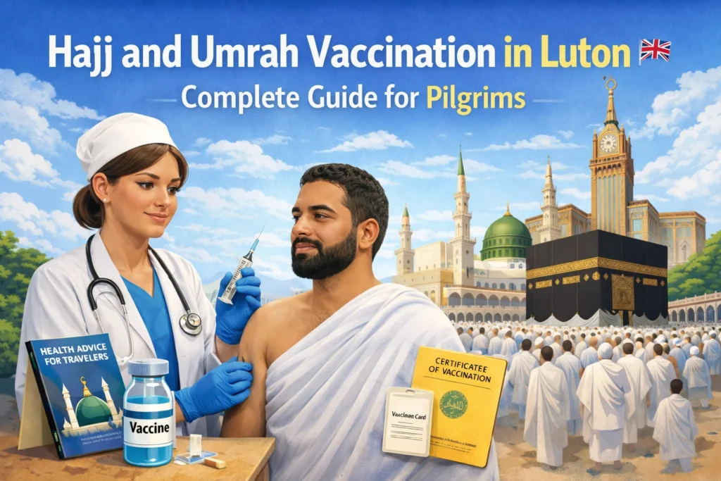 Hajj and Umrah Vaccination in Luton – Complete Guide for Pilgrims
