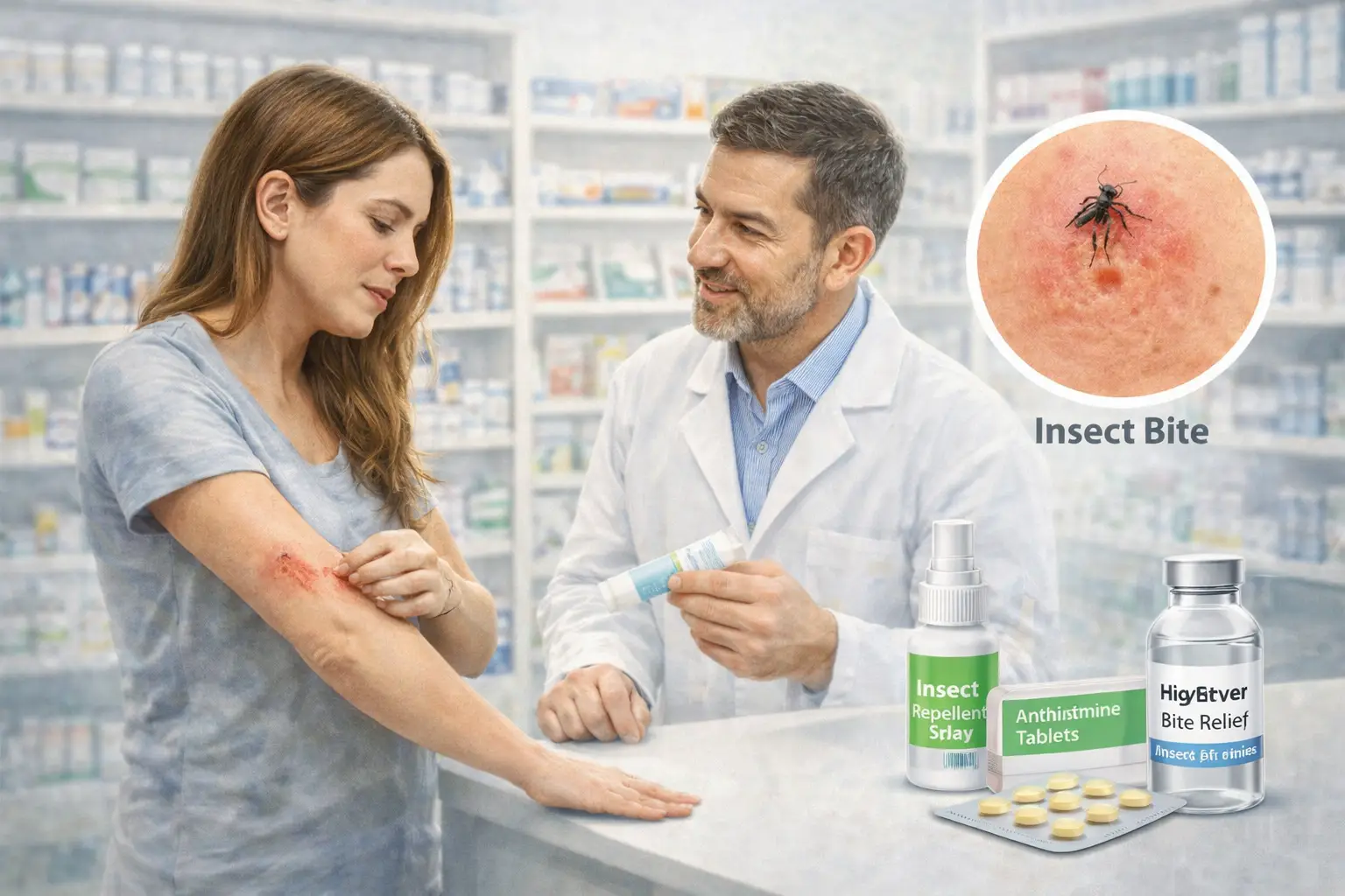 What is pharmacy first for insect bites